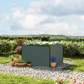 GFP 119 x 119 x 77 cm Hochbeet, Anthrazit - (GFPV00321)