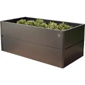 PRIMEYARD 200 x 100 x 77 cm Hochbeet, Stahl, Anthrazit-Metallic - (GFPV00771)