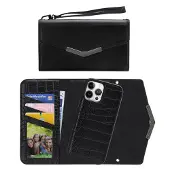 Mobilize 2in1 Elegant Magnet Clutch 2-in-1 Clutch für iPhone 13 Pro Max - 3 Kartenfächer Schwarz