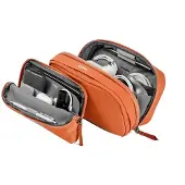 OrbitKey - 2-in-1 Tech Accessory Pouch - Elektronik Organizer Tasche Terracotta