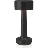 Luxus Europe - Tischlampe Touch Sara Schwarz - Kabellose LED-Tischlampe für den Innenbereich – USB-C wiederaufladbar