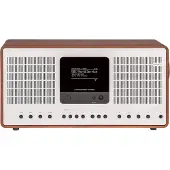 Revo 641143 SuperConnect Stereo Hybridradio DAB+/FM/Internet 30 W Walnuss Silber