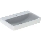 Geberit Aufsatzwaschbecken Renova Plan 70 cm weiß mit KeraTect Spezialglasur 501724008
