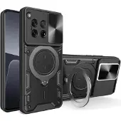 Techsuit CamGuard Pro Back Cover Hlle fr OnePlus 12 - Schwarz