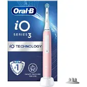 Oral-B iO 8006540730843, Erwachsener, Vibrierende Zahnbürste, Tiefenreinigung, Weich, Whitening, Pink, Weiß, Pink, Rund