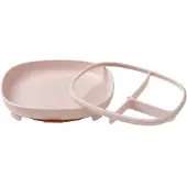 B.Box 2in1 Suction Plate Teller mit Saugnapf Blush 1 St.