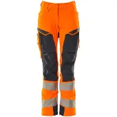 Mascot Damen-Hose mit Knietaschen 19078-511-14010 Gr. 82C46 hi-vis orange/schwarzblau
