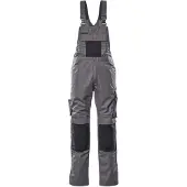 Mascot Augsburg Latzhose mit Knietaschen UNIQUE Anthrazit / Schwarz 54 - 12169-442-88809-90C54 - Anthrazit / Schwarz