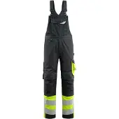 Mascot Sunderland Latzhose mit Knietaschen SAFE SUPREME Schwarz / Hi-vis Gelb 46 - 15669-860-0917-76C46 - Schwarz / Hi-vis Gelb