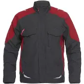 Engel Arbeitsjacke Galaxy 1810-254-79757 Gr. 3XL anthrazit grau/tomato red