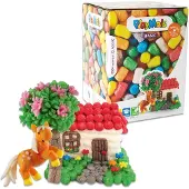 PlayMais bastelset basic junior 15 cm Gemüse 300 Stück