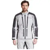 FASTWAY T-2204 Herren Touring Textiljacke grau, L