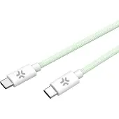 Celly USBCUSBCCOTTGN, 1,5 m, USB C, USB C, Grün, Weiß
