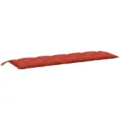 vidaXL Gartenbank-Auflage Melange Rot 180x50x7 cm Stoff