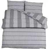 vidaXL Bettwäsche-Set Grau 240x220 cm Baumwolle