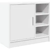 vidaXL Waschbeckenunterschrank Weiß 63x29x55 cm Holzwerkstoff