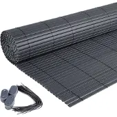 OEM Wetterbeständiger 2-in-1 Balkon Schutzschirm 120x400cm Antraciet