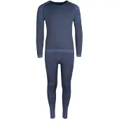 TROLLKIDS - Kid's Hemsedal Baselayer Set - Kunstfaserunterwäsche Gr 128 blau