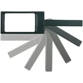 TFA-Dostmann TFA - Tragbare Lupe mit Beleuchtung, Modell 43.3006 - Schwarz/Transparent