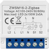 Avatto Smart-Switch-Modul ZigBee ZWSM16-W2 TUYA