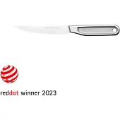 Fiskars All Steel Tomatenmesser, 12 cm, Komfortables Küchenmesser zum leichten Schneiden von Tomaten, 1 Messer