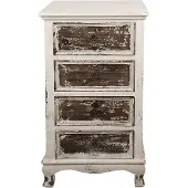 Clayre & Eef Sideboard 44x35x81 cm Beige Holz