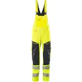 Mascot Latzhose mit Knietaschen ACCELERATE SAFE Hi-vis Gelb / Schwarzblau 46 - 19569-236-17010-82C46 - Hi-vis Gelb / Schwarzblau