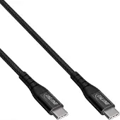 InLine USB 2.0 Kabel, USB-C Stecker/Stecker Schnellladekabel 100W, 2m, 2 m, USB C, USB C, USB 2.0, 0,48 Gbit/s, Schwarz