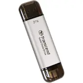 Transcend ESD310, 2 TB, 1050 MB/s, Silber