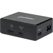 Manhattan 130554, USB 3.2 Gen 1 (3.1 Gen 1) Type-C, 52,5 W, Schwarz, HDMI, USB 3.2 Gen 1 (3.1 Gen 1) Type-A, USB 3.2 Gen 1 (3.1 Gen 1) Type-C, USB 3.2 Gen 2 (3.1 Gen..., CE FCC RoHS, 50 - 60 Hz