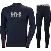 Helly Hansen Men's Lifa Merino Midweight Base Layer Pants navy (598) 2XL