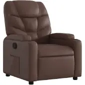 vidaXL Relaxsessel Braun Kunstleder