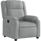 vidaXL Relaxsessel Hellgrau Stoff