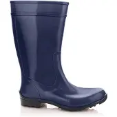 Lemigo Damen Gummistiefel Wasserdicht Hohe Regenstiefel 967 ILSE (Marineblau, 36 EU)
