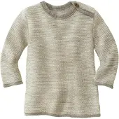 Disana - Kid's Melange-Pullover - Merinopullover Gr 62/68 beige