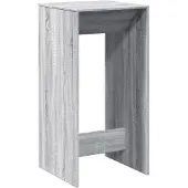 vidaXL Bartisch Grau Sonoma 51x50x103,5 cm Holzwerkstoff