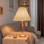 Avonni Tischleuchte HML-9009-1EB mit Textilschirm