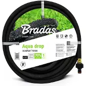 Bradas Perlschlauch Tropfschlauch Schwitzschlauch Bewässerungsschlauch AQUA-DROP 1/2" 100m Gartenschlauch WAD1/2100