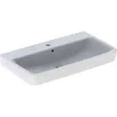 Geberit Aufsatzwaschbecken Renova Plan 80 cm weiß mit KeraTect Spezialglasur 501727008