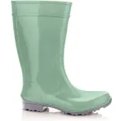 Lemigo Damen Gummistiefel, Regenstiefel "Ilse" OB SRC CI Grün 38