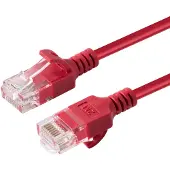 Microconnect V-UTP6A075R-SLIM, 7,5 m, Cat6a, U/UTP (UTP), RJ-45, RJ-45, Rot