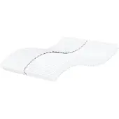 vidaXL Schaumstoffmatratze Weiß 180x210 cm Härtegrad H2 H3