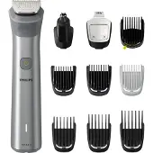 Philips All-in-One Trimmer MG5920/15 5000er Serie, Edelstahl, 0,5 mm, 1,6 cm, 1 mm, Bart, Ohr, Nase, Batterie