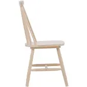 Venture Home Esszimmerstuhl , beige (weißgewaschen, weißgewaschen, weißgewaschen), B:43cm H:88cm, Massivholz, Stühle, Esszimmerstuhl, Holzstuhl, Massivholz, ergonomisch, robust, skandinavisch