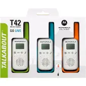 Motorola T42, Professioneller Mobilfunk (PMR), 16 Kanäle, 4000 m, LCD, 48 mm, 27 mm