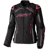 Rapid Suspension Technology S1 Ladies Textil Jacke Schwarz Rosa Grau Größe 20