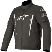 Alpinestars Gunner v2 wasserdichte Motorrad Textiljacke, schwarz/weiß, 3XL