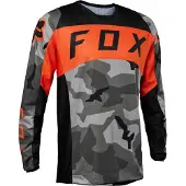 FOX 180 Bnkr Jersey Grey Camo S Motocross Trikot