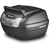 Shad Topcase SH40 Cargo schwarz unlackiert Unisexneutral481 - Motorradzubehör - Motorradgepäck