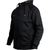 John Doe Motorrad XTM Zip Hoodie, schwarz, 3XL